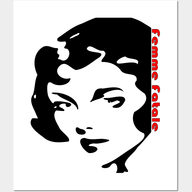 Femme Fatale Wall Art by DeeBeeDesigns